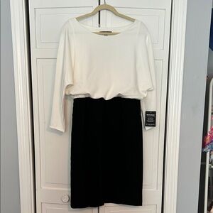 Boston Proper Black and White Dress size medium